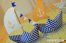 Derby Mom 360: Paper Boats for a Nautical Themed Party