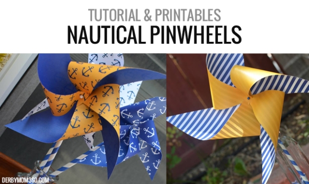 Derby Mom 360: Pinwheels for Nautical Themed Party